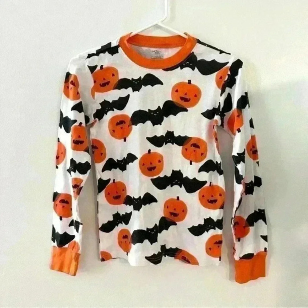 Carter's Kids Top Pumpkin Fall Halloween Size Small